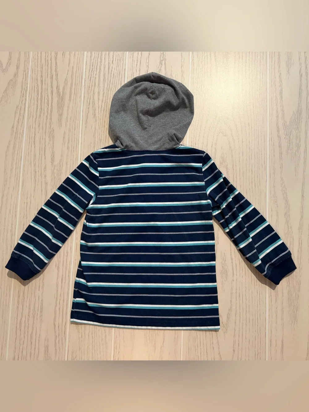Carter’s Toddler Boys 2T Striped Hooded Henley Brown Jogger 2 Piece Outfit